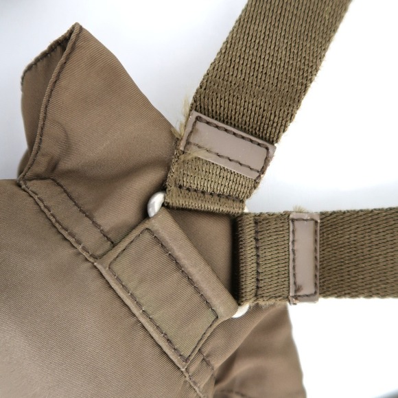 PRADA Rucksack Backpack Daypack Nylon Khaki Green - Picture 7 of 10